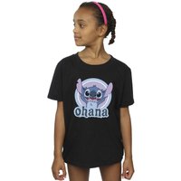 Girl's Lilo & Stitch Ohana Circle Cotton T-Shirt in | Size: 5-6 Years