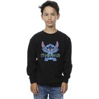 Boy's Lilo & Stitch Ohana Glitch Sweatshirt in | Size: 12-13 Years