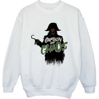 Peter Pan Boy's Captain Of Chaos Sweatshirt in White | Size: 12-13 Years