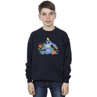 Disney Boy's Lilo & Stitch Birds Sweatshirt in Navy | Size: 9 Years