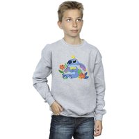 Disney Boy's Lilo & Stitch Birds Sweatshirt in Grey | Size: 5-6 Years