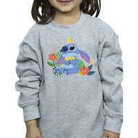 Disney Girl's Lilo & Stitch Birds Sweatshirt in Grey | Size: 3-4 Years