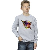 Marvel Boy's Guardians Of The Galaxy Abstract Shield Chest Sweatshirt in Grey | Size: 3-4 Years