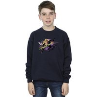 Marvel Boy's Guardians Of The Galaxy Abstract Drax Sweatshirt in Navy | Size: 7-8 Years