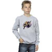 Marvel Boy's Guardians Of The Galaxy Abstract Drax Sweatshirt in Grey | Size: 12-13 Years