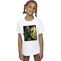 Marvel Girl's Guardians Of The Galaxy Groot Forest Energy Cotton T-Shirt in White | Size: 5-6 Years