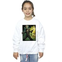 Marvel Girl's Guardians Of The Galaxy Groot Forest Energy Sweatshirt in White | Size: 12-13 Years