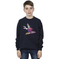 Marvel Boy's Guardians Of The Galaxy Abstract Star Lord Sweatshirt in Navy | Size: 5-6 Years