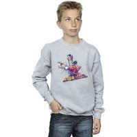 Marvel Boy's Guardians Of The Galaxy Abstract Star Lord Sweatshirt in Grey | Size: 7-8 Years