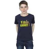 Guardians Of The Galaxy Boy's I Am Groot T-Shirt in Navy | Size: 5-6 Years