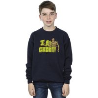Guardians Of The Galaxy Boy's I Am Groot Sweatshirt in Navy | Size: 7-8 Years