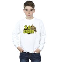 Guardians Of The Galaxy Boy's I Am Groot Sweatshirt in White | Size: 12-13 Years