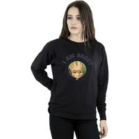 Guardians Of The Galaxy Women's Groot Varsity Sweatshirt in Black | Size: 2XL