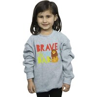 Disney Girl's The Lion King Brave Like Dad Sweatshirt in Grey | Size: 3-4 Years