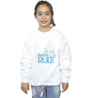 Disney Girl's The Little Mermaid Besties Sweatshirt in White | Size: 5-6 Years