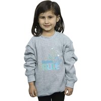 Disney Girl's The Little Mermaid Besties Sweatshirt in Grey | Size: 7-8 Years