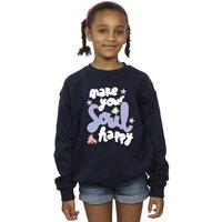 Disney Girl's The Little Mermaid Happy Sweatshirt in Navy | Size: 12-13 Years