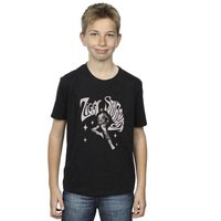 David Bowie Boy's Ziggy Pose T-Shirt in Black | Size: 9 Years