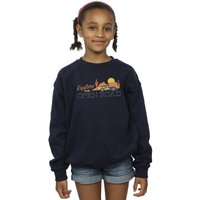 Disney Girl's Cars Explore The Open Road Sweatshirt in Navy | Size: 5-6 Years