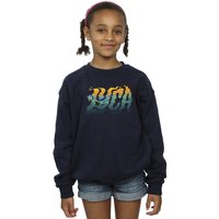 Disney Girl's Luca Swim Sweatshirt in Navy | Size: 7-8 Years