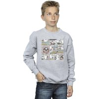 Disney Boy's Chip ´n Dale Comic Sweatshirt in Grey | Size: 9 Years