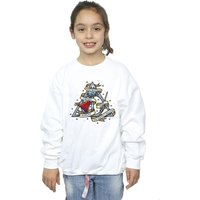Harry Potter Girl's The Deathly Hallows Sweatshirt in White | Size: 12-13 Years