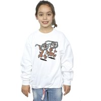 Disney Girl's Chip ´n Dale Glasses Sweatshirt in White | Size: 12-13 Years
