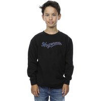 Harry Potter Boy's Hogwarts Writing Sweatshirt in Black | Size: 12-13 Years