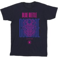 Blue Beetle Boy's Courage Cotton T-Shirt in Navy | Size: 3-4 Years