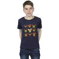 Disney Boy's Lilo & Stitch Halloween Costumes T-Shirt in Navy | Size: 7-8 Years