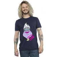 Disney Men's Villains Ursula Unfortunate Soul T-Shirt in Navy | Size: 5XL