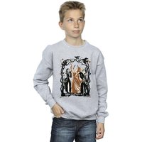 Disney Boy's Hocus Pocus Birds Sweatshirt in Grey | Size: 9 Years