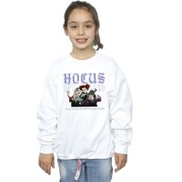 Disney Girl's Hocus Pocus Hallows Eve Sweatshirt in White | Size: 5-6 Years