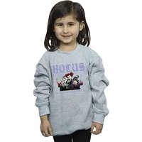 Disney Girl's Hocus Pocus Hallows Eve Sweatshirt in Grey | Size: 5-6 Years