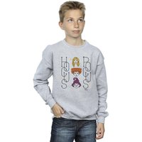Disney Boy's Hocus Pocus Faces Sweatshirt in Grey | Size: 7-8 Years