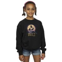 Disney Girl's Hocus Pocus Witches Flying Sweatshirt in Black | Size: 5-6 Years