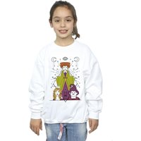 Disney Girl's Hocus Pocus Candle Sweatshirt in White | Size: 5-6 Years