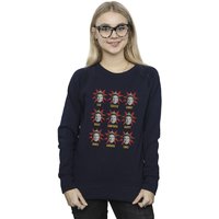 Elf Women's Many Moods Of Buddy Sweatshirt in Navy | Size: 5XL