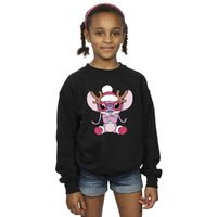 Girl's Lilo & Stitch Angel Reindeer Sweatshirt in | Size: 7-8 Years