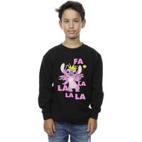 Boy's Lilo & Stitch Angel Fa La La Sweatshirt in | Size: 7-8 Years