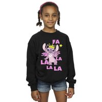 Girl's Lilo & Stitch Angel Fa La La Sweatshirt in | Size: 9 Years