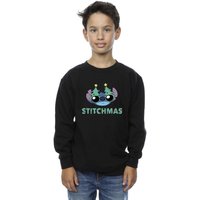 Boy's Lilo & Stitch Stitchmas Glasses Sweatshirt in | Size: 7-8 Years