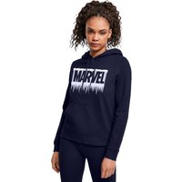 Marvel Women's Icicle Logo Hoodie in Navy | Size: Small