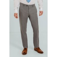 Light Grey Check Suit Trousers 36R