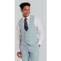 Light Blue Double Breasted Waistcoat