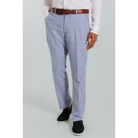 Light Blue Linen Suit Trousers 40R