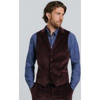 Corduroy Notch Lapel Waistcoat
