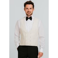 Double Breasted Waistcoat Cream