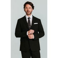 Dobell Men's Black Slim Fit 2 Piece Suit | Size: 38R