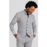 Light Grey Linen Waistcoat